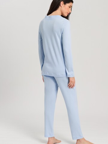 Hanro Pyjama 'Dion' in Blauw