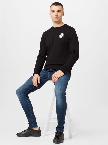DENHAM - Sweatshirt em preto