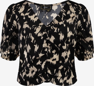 faina - Blusa en negro: frente