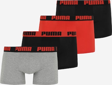 PUMA - Calzoncillo boxer en gris: frente