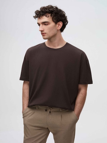 D’S Damat Shirt in Bruin: voorkant