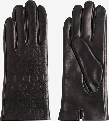 Calvin Klein Full finger gloves in Black