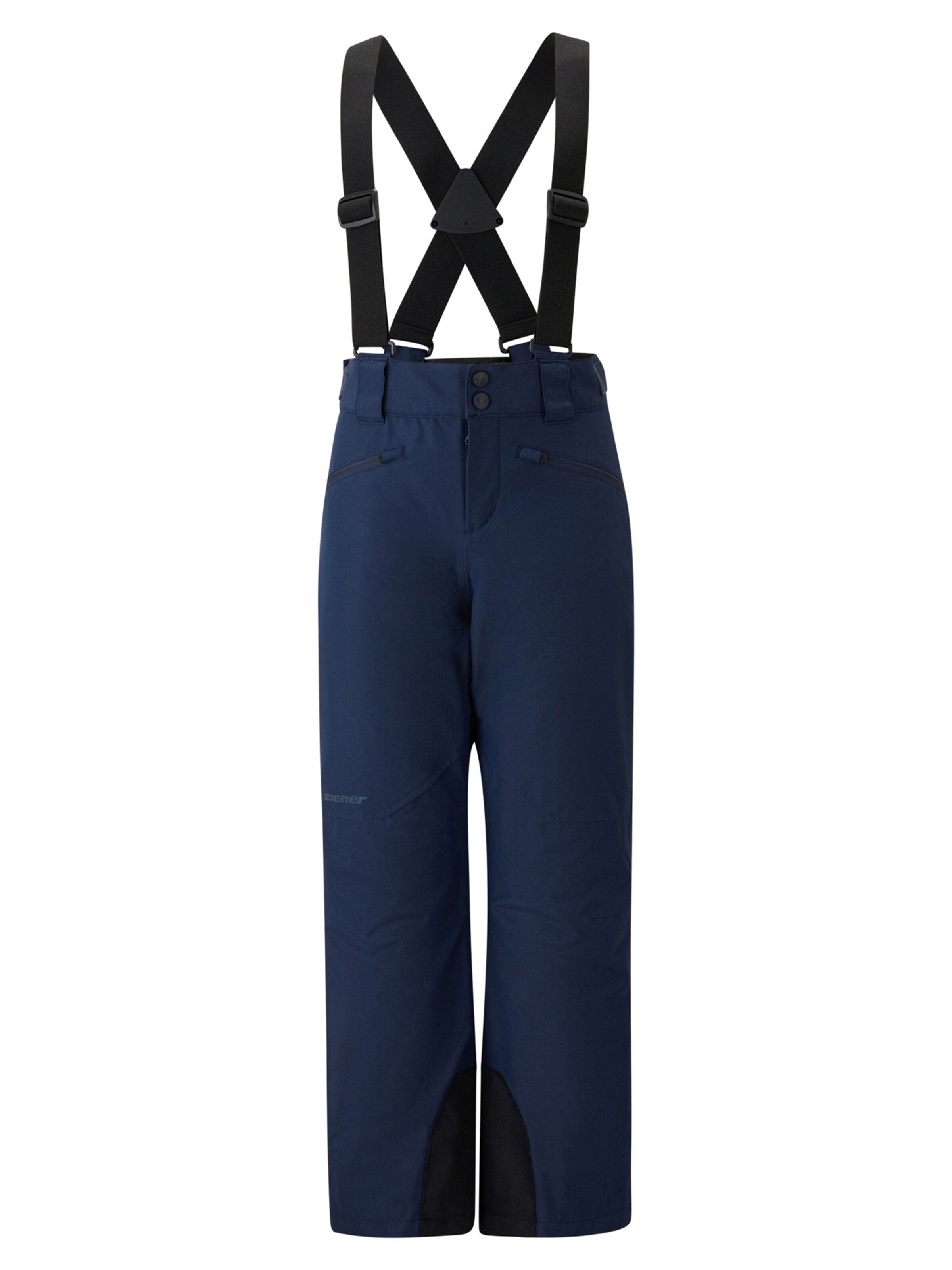 ZIENER Workout Pants 'Axi' in Blue: front