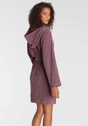 VIVANCE Bathrobe short 'Dreams' in Pink