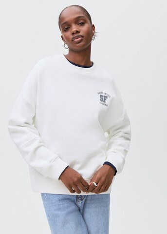 MANGO TEEN Sweatshirt 'Sanfran' in Weiß