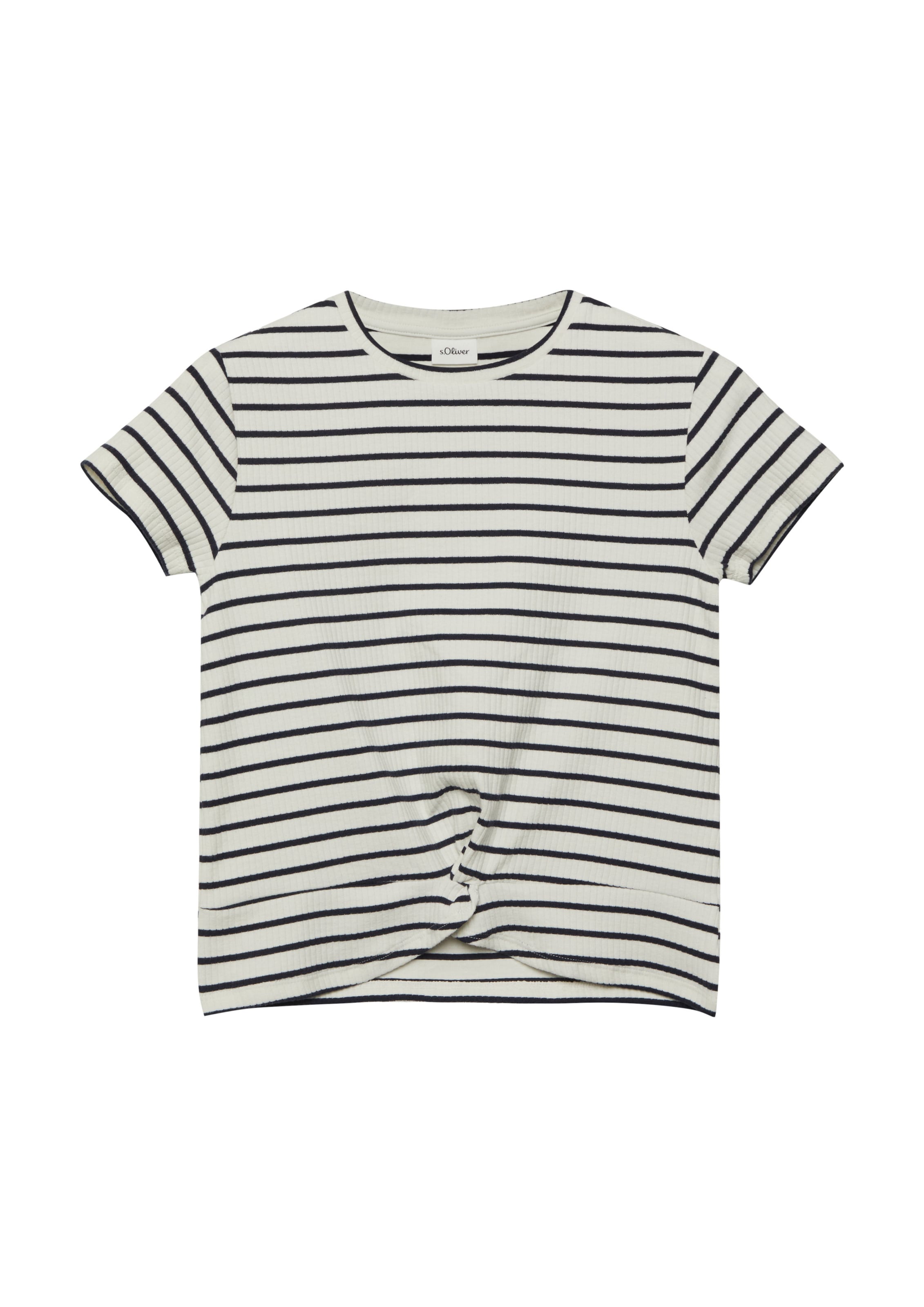 s.Oliver T-Shirt in Schwarz: Vorderseite