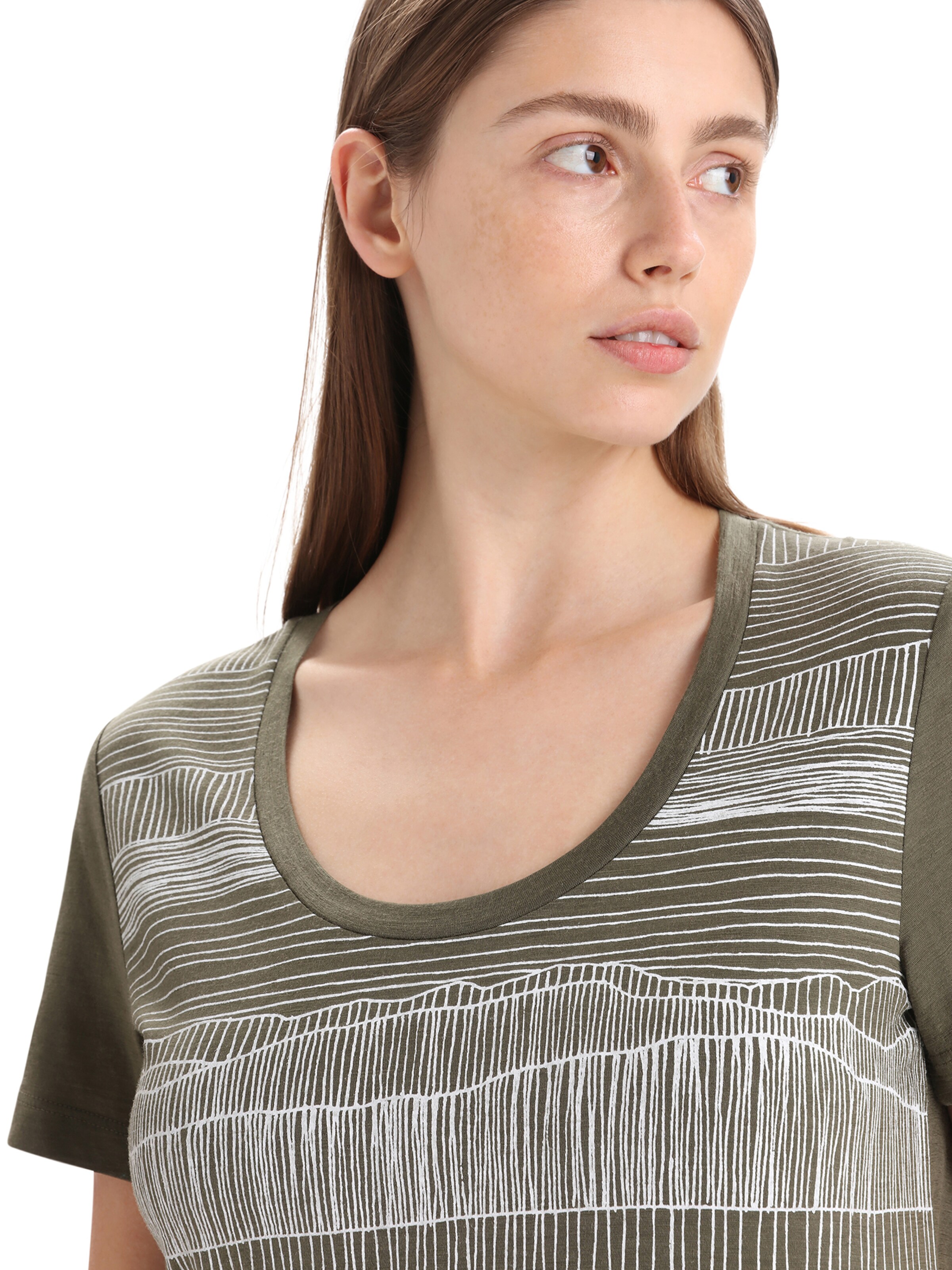 ICEBREAKER Функционална тениска в зелено