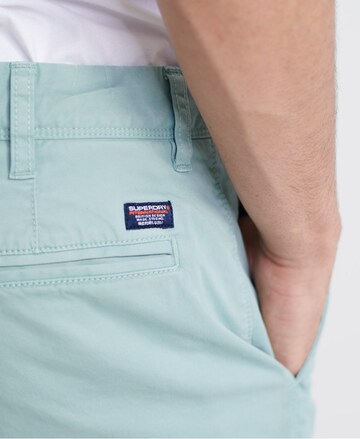Superdry Regular Chino Pants in Blue