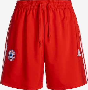 Regular Pantalon de sport 'FC Bayern München' ADIDAS SPORTSWEAR en rouge : devant