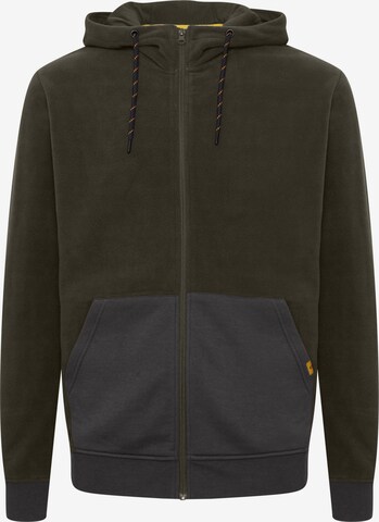 INDICODE JEANS Fleece jas in Grijs: voorkant