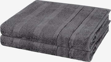 Cawö Towel 'Noblesse' in Grey: front