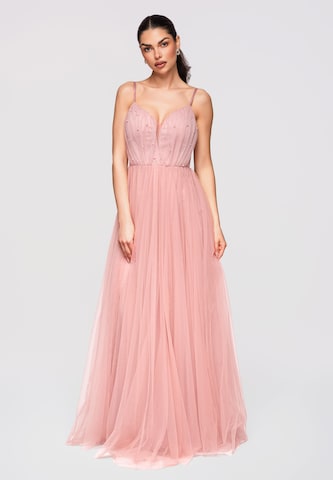 Ombre Evening dress in Pink: front