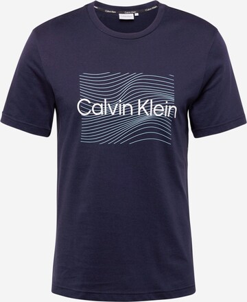 Calvin Klein Tričko - Modrá: predná strana