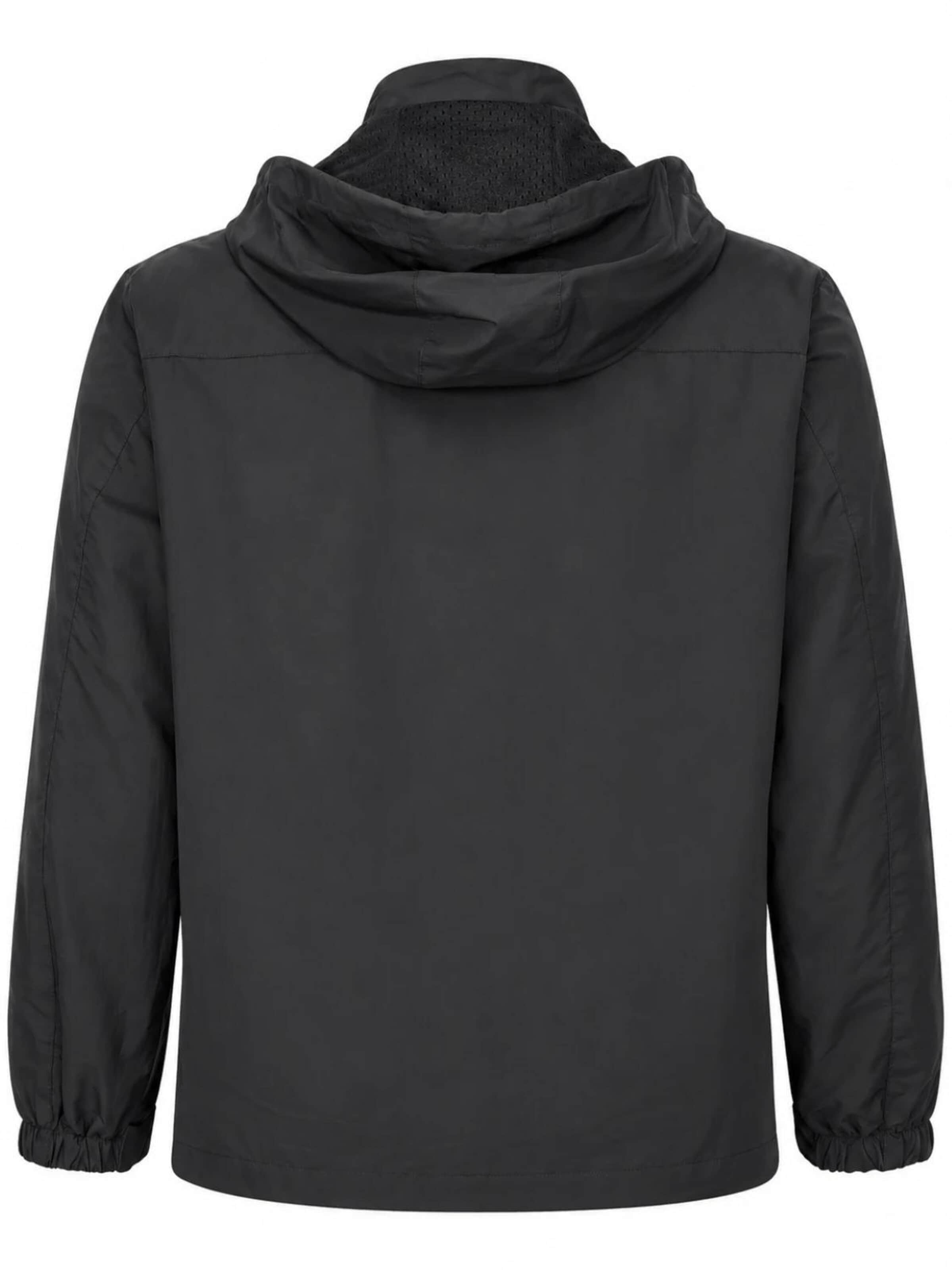 Veste outdoor 'Anorak' FALKENSTEJN en noir