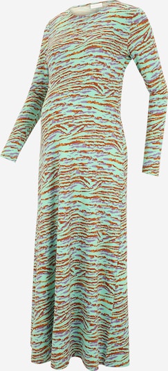 MAMALICIOUS Dress 'CARRY' in Turquoise / Auburn / Lavender / Orange, Item view