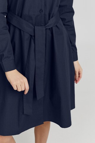 ICHI - Vestidos camiseiros em azul