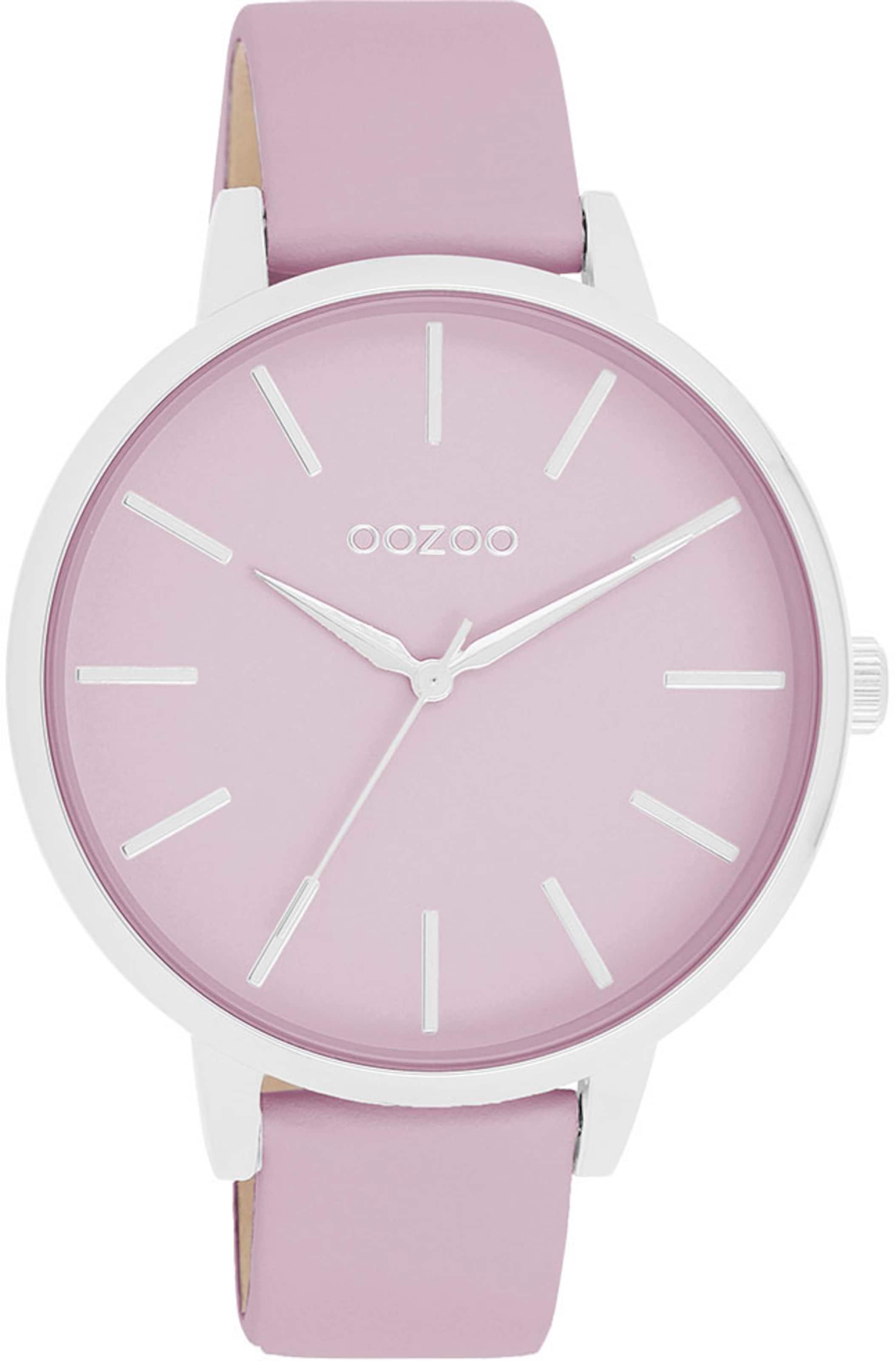 OOZOO Analog Watch in Pink: front
