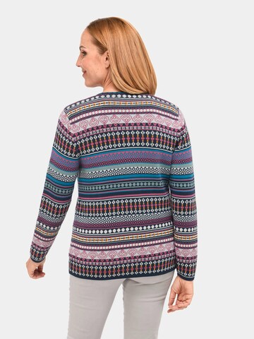 Goldner Strickjacke in Mischfarben