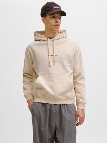 JACK & JONES Μπλούζα φούτερ 'JORNORREBRO' σε λευκό: μπροστά