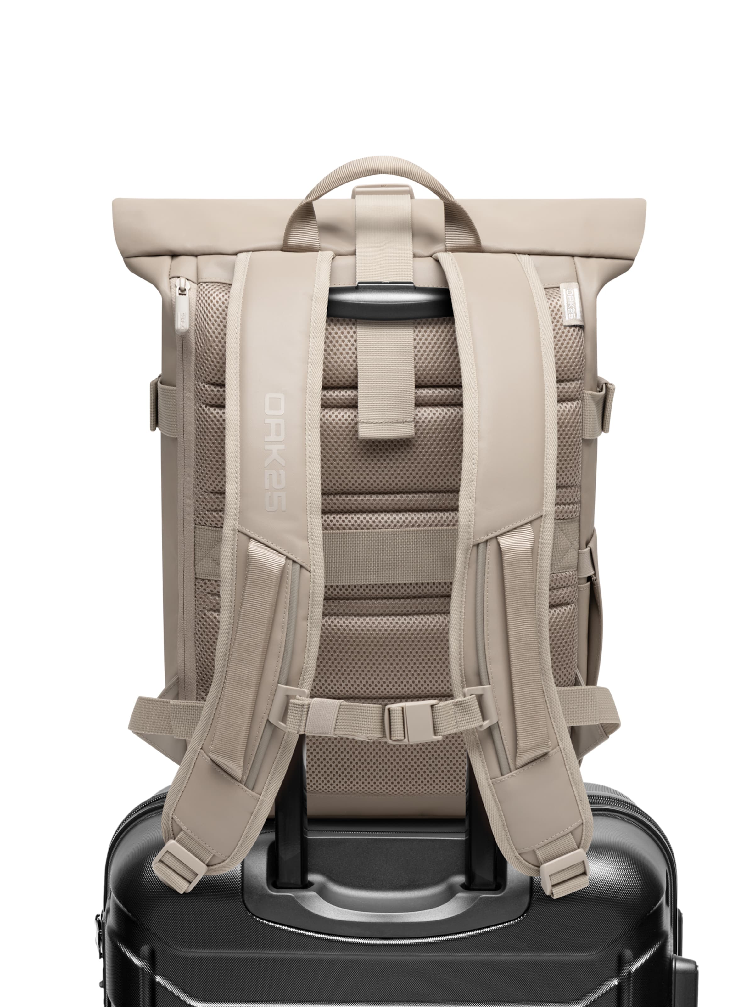 OAK25 Backpack 'LumoSense Rolltop Lite' in Beige
