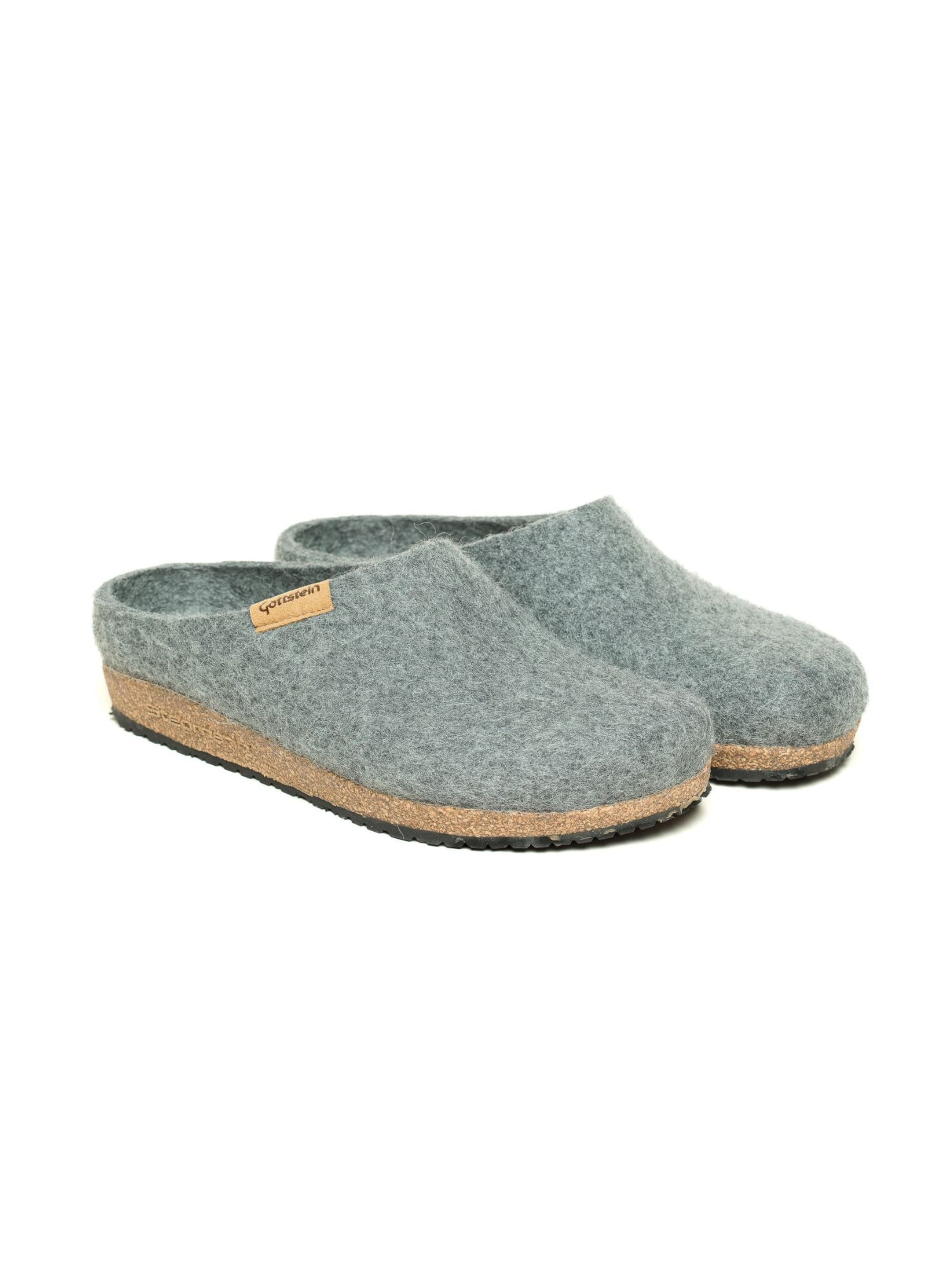 Stegmann Clogs 'Filzclogs Stegmann 208' in Grey
