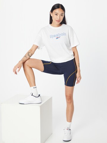 Skinny Pantaloni sportivi di Reebok in blu