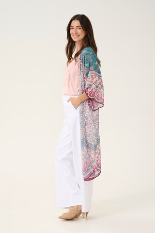 Kimono 'Tikko' Cream en mélange de couleurs