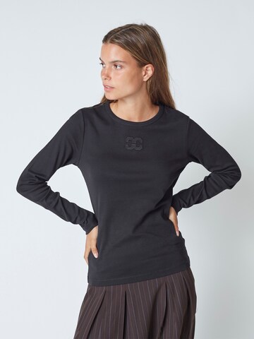 Maglietta 'Granny' di co'couture in nero: frontale