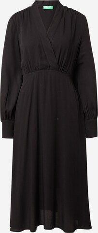 UNITED COLORS OF BENETTON Klänning i svart: framsida