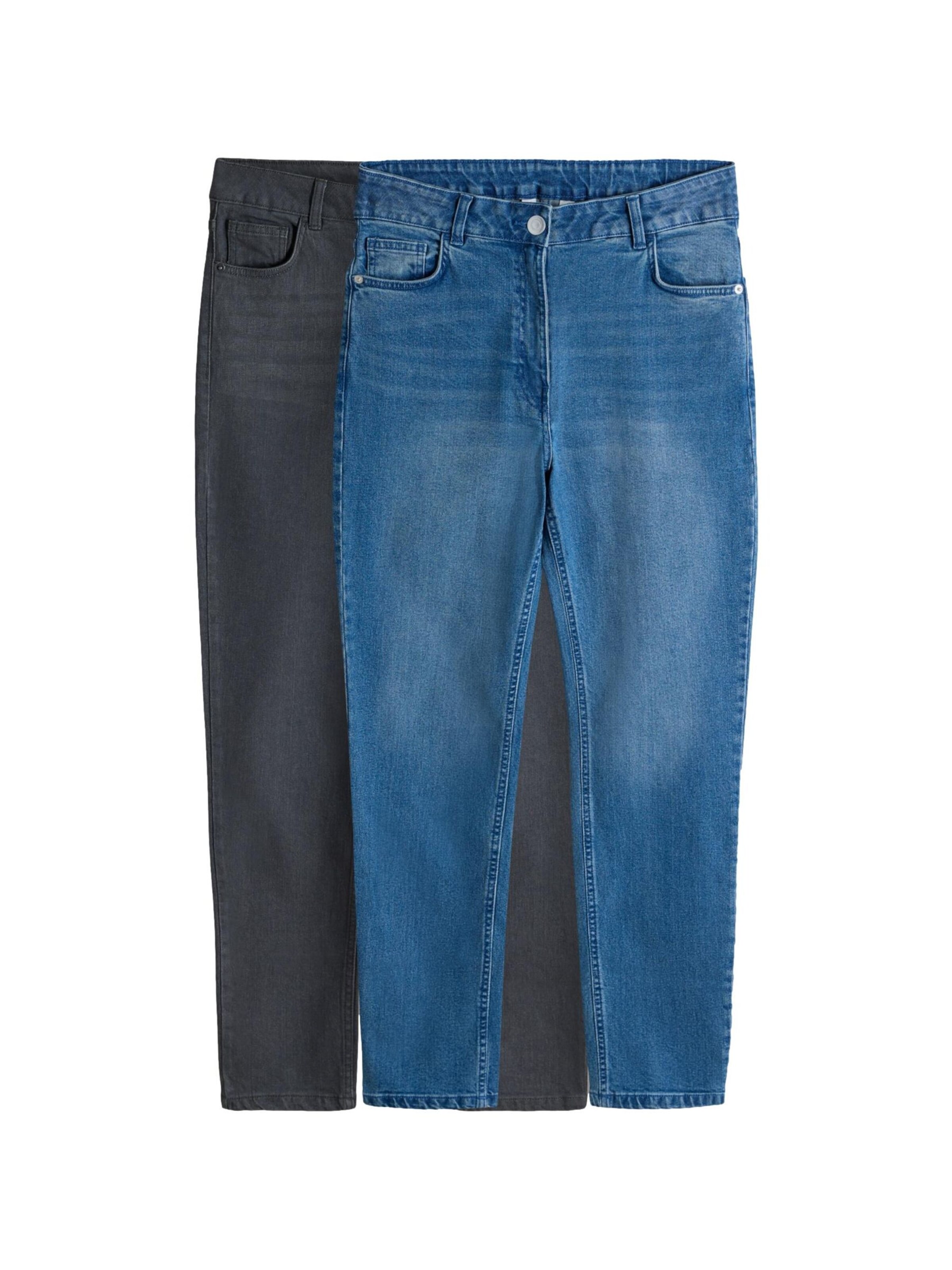 The Set Slim fit Jeans in Blue: front