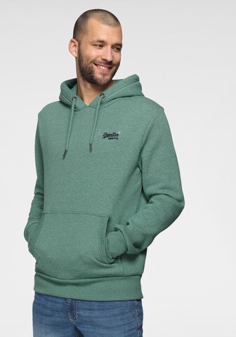 Sweat-shirt Superdry en vert