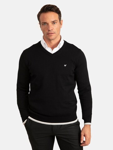 Williot Sweater in Black: front