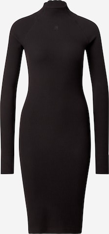 G-STARHaljina - crna boja: prednji dio