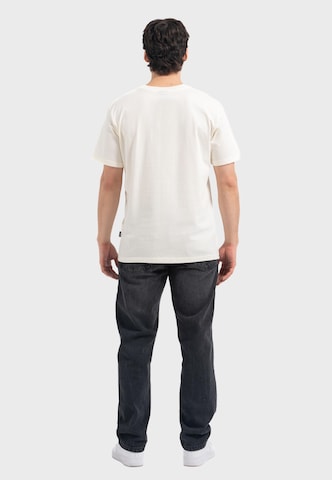 Oldskull Shirt 'Asian Monk Ramen Treet Graphic' in White