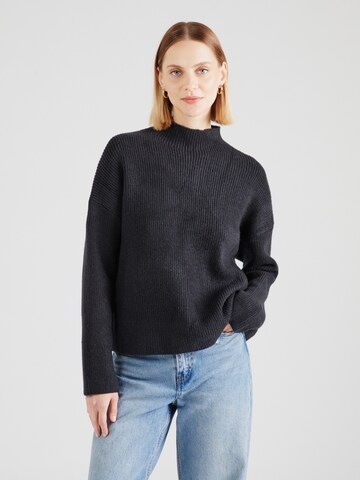 Pull-over Abercrombie & Fitch en noir : devant