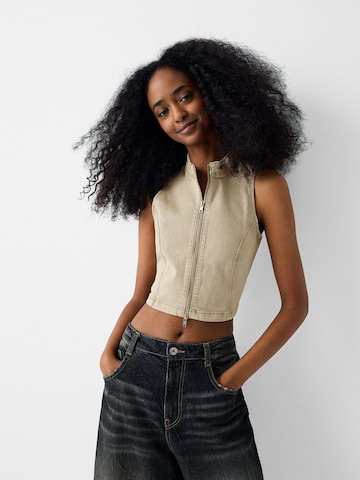 Bershka Topp i beige: framsida