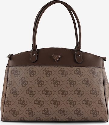 GUESS Schultertasche 'Berta' in Braun: Vorderseite