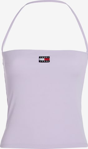 Tommy Jeans Top in Purple: front