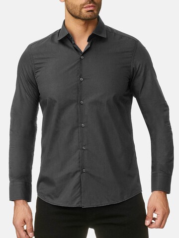 Reslad Button Up Shirt 'RS7002' in Grey: front