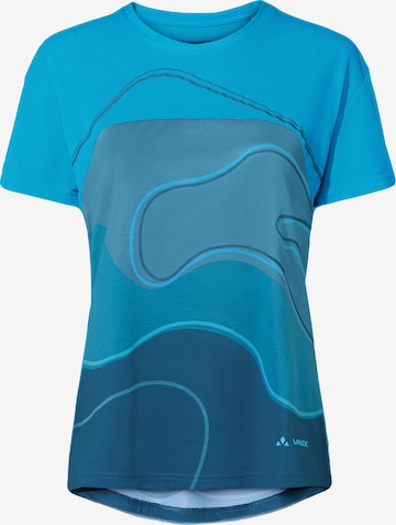 VAUDE Functioneel shirt 'Moab ' in Blauw: voorkant