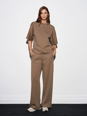 Dilvin Wide Leg Hose in Braun