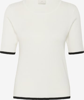 Kaffe - Pullover 'KALizza' em branco: frente