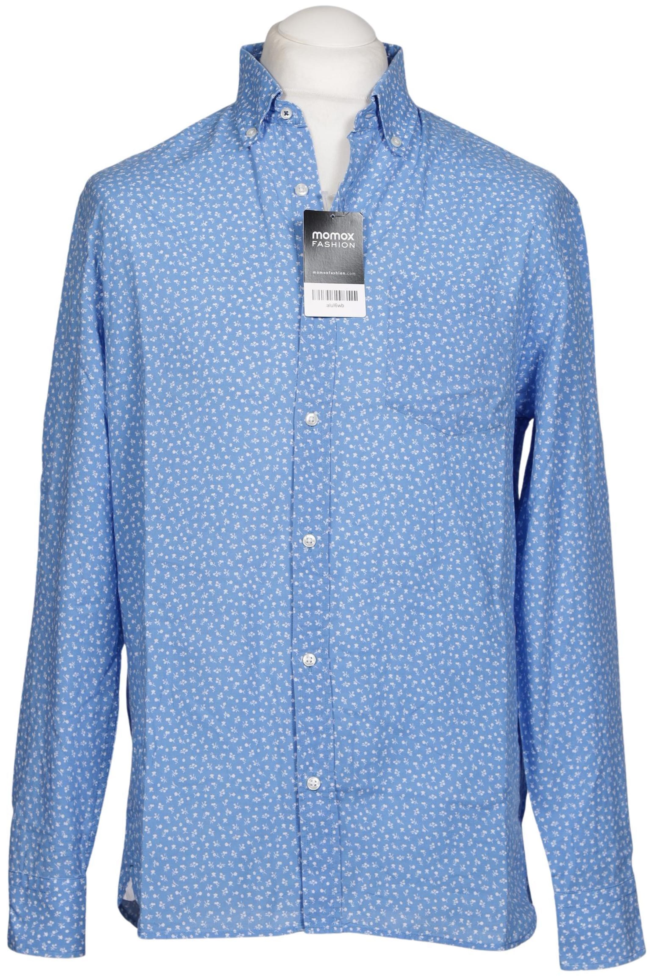 MANGO MAN Hemd M in Blau: Vorderseite