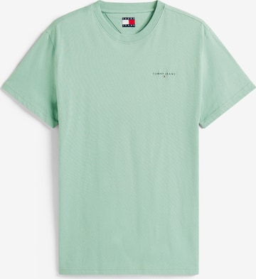 T-Shirt Tommy Jeans en vert : devant