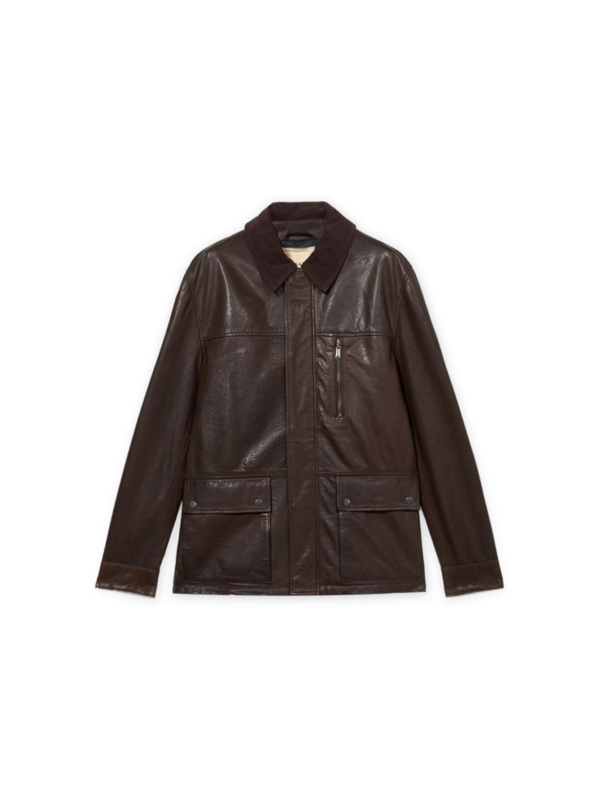 Trussardi Between-season jacket in Brown: front