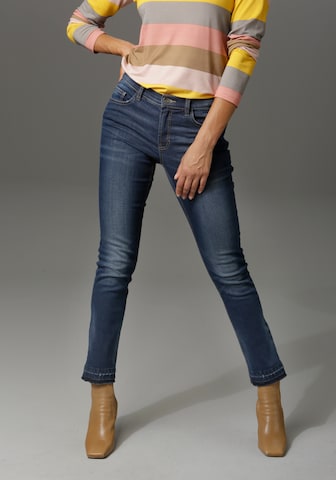 Aniston CASUAL Skinny Jeans in Blue: front