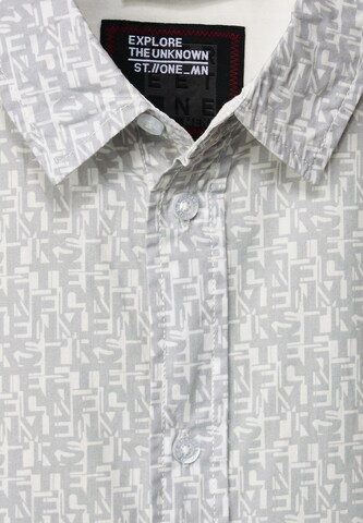 Street One MEN Regular fit Button Up Shirt in Grey