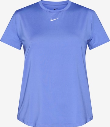 NIKE Performance Shirt 'ONE CLASSIC' in Blue: front