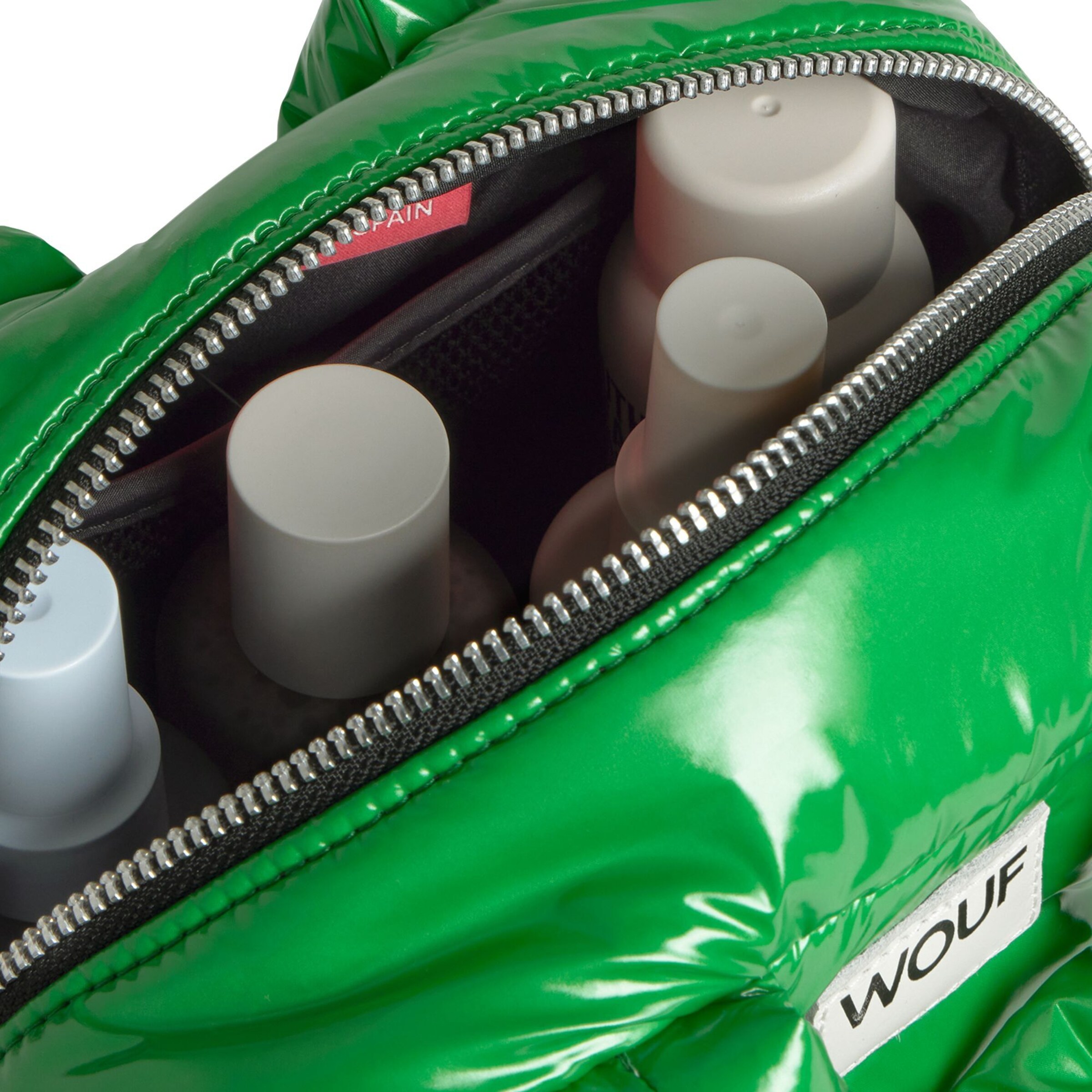 Trousses de toilette 'Glossy' Wouf en vert