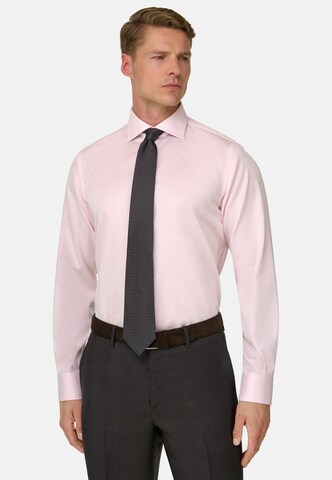 Boggi Milano Regular fit Button Up Shirt 'Ultimate' in Pink: front